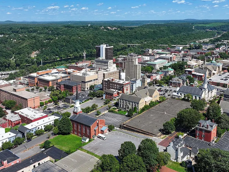 Aerial view of Lynchburg