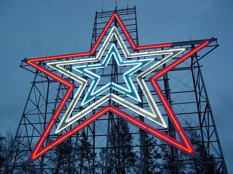 The Roanoke Star on Mill Mountain